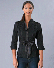 Buy Dereon Miss Bossy Woven Top
